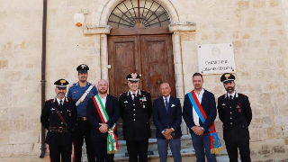 Bucchianico saluta il generale di brigata Antonino Neosi