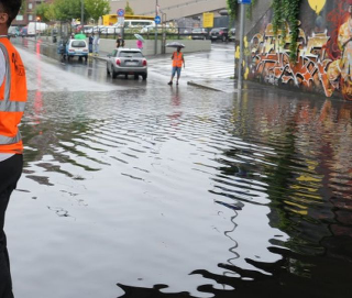 Maltempo a Francavilla al Mare: allagati sottopassi, mobilitati agenti e volontari